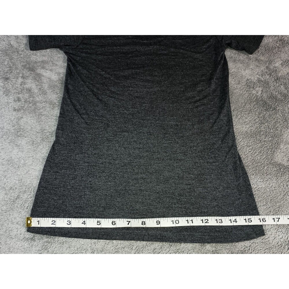 Disney Alice in Wonderland X-Small XS Black “We're All Mad Here” V-neck T-shirt - Picture 7 of 12